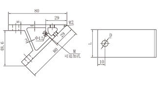 45度鋁型材角件技術(shù)參數(shù) 45度鋁型材角件技術(shù)參數(shù)